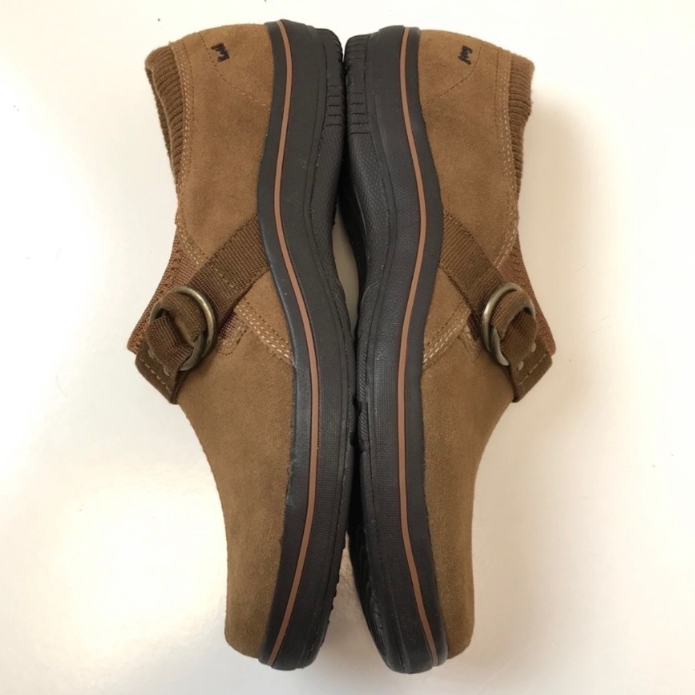KEDS brown suede slip on loafers flats preppy neutral minimalist fall winter